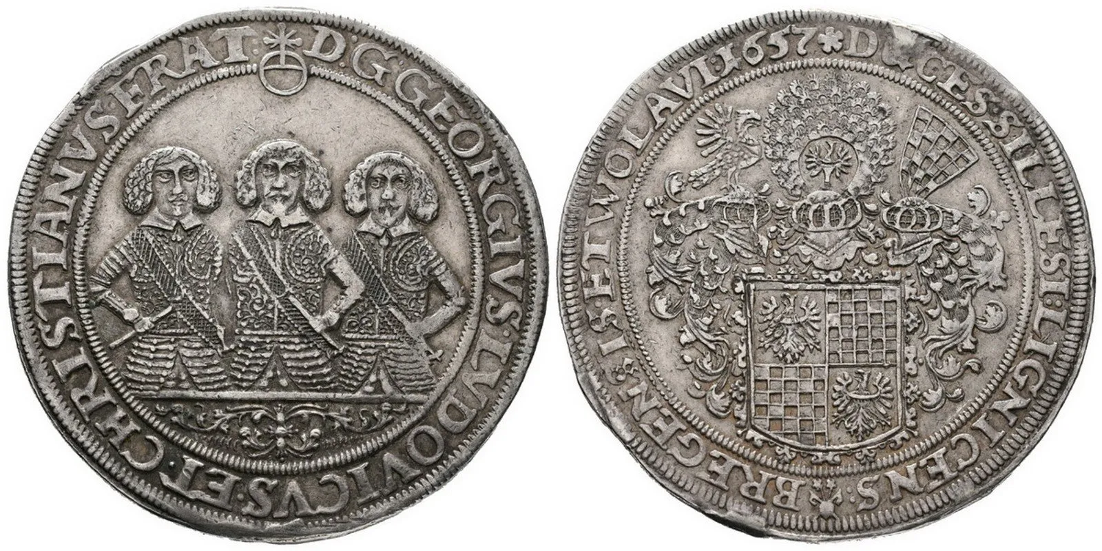 Lehnice - Břeh, Georg, Ludwig a Christian, 1639 - 1663 — 1