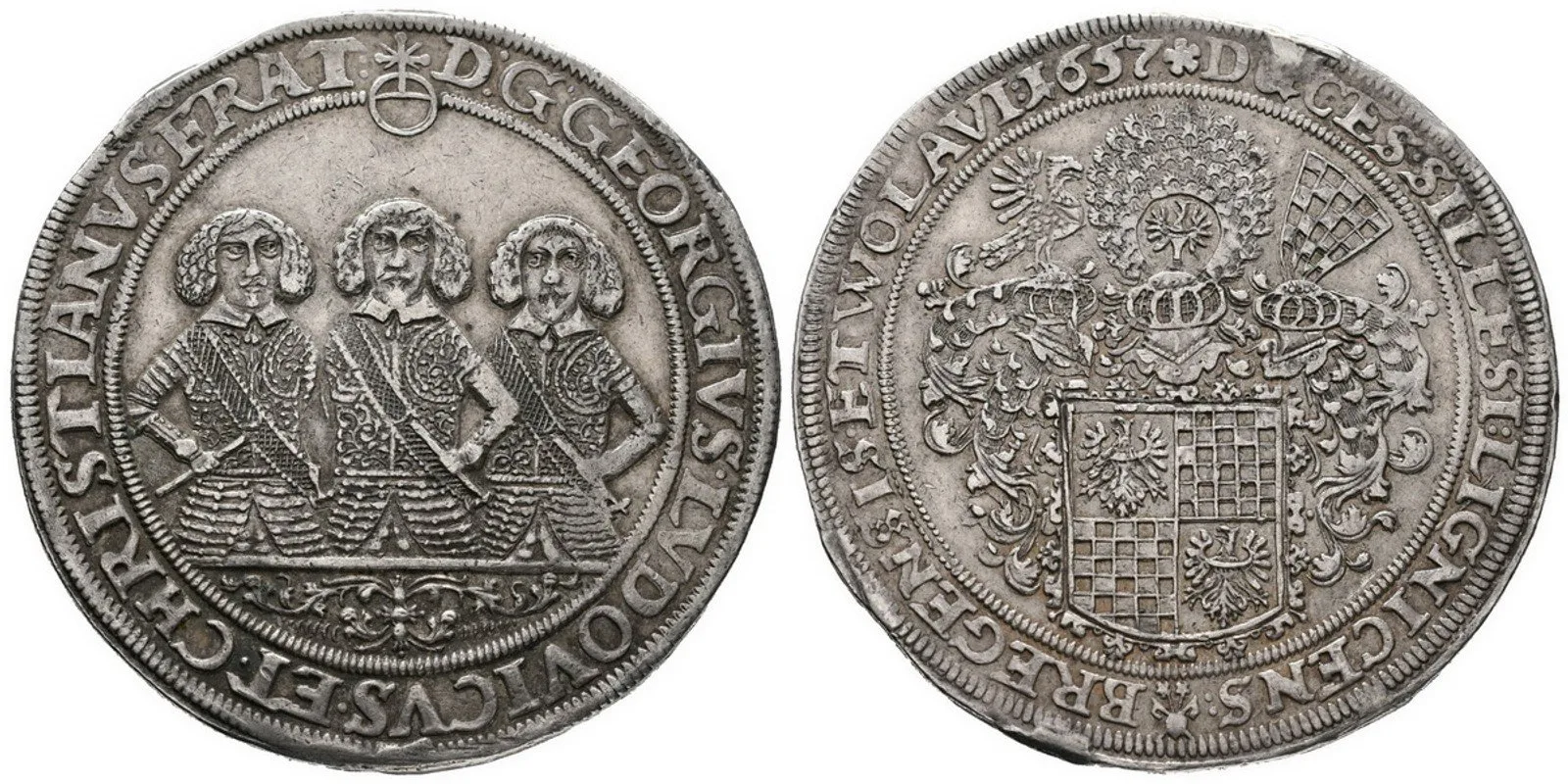 Lehnice - Břeh, Georg, Ludwig a Christian, 1639 - 1663 — 1