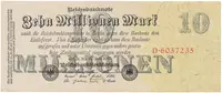 Německo, 10 Millionen Mark 1923, Ro.95