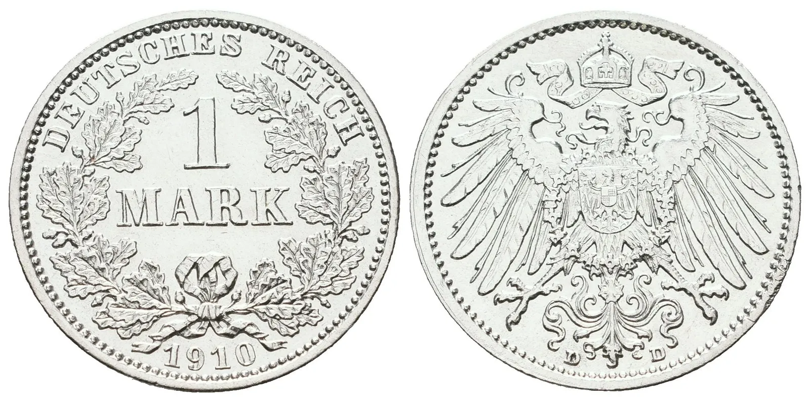 Německé císařství, 1 Marka 1910 A