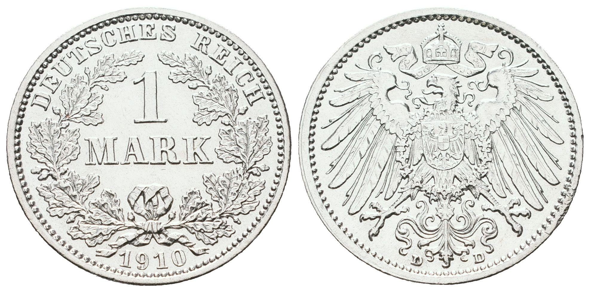 Německé císařství, 1 Marka 1910 A