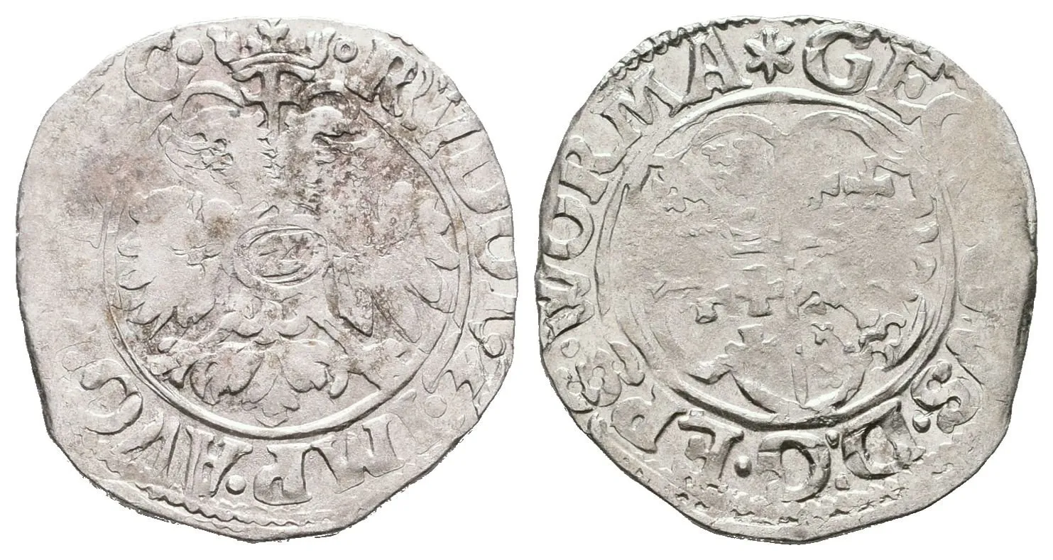 Worms, 1/2 Batzen 1585