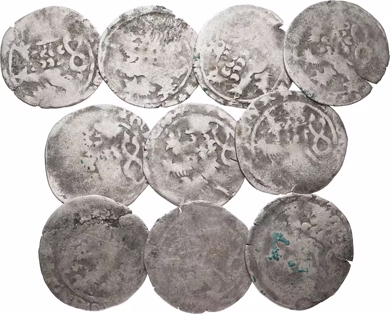 Václav IV., Pražský groš, 10 kusů