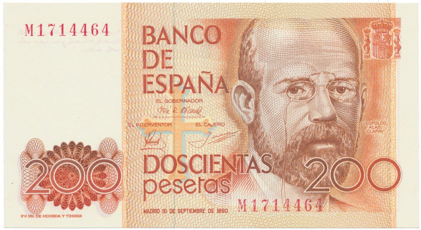 Španělsko, 200 Pesetas 1980, P.156