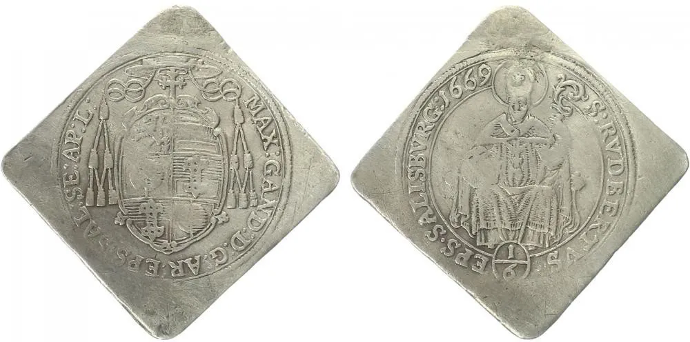 Salzburg - arcibiskupství, Max Gandolph, 1668 - 1687 — 1