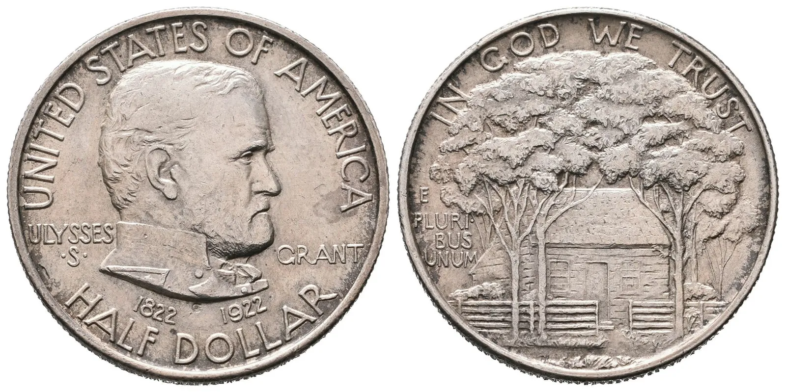 USA, 1/2 Dollar 1922 - Grant Memorial