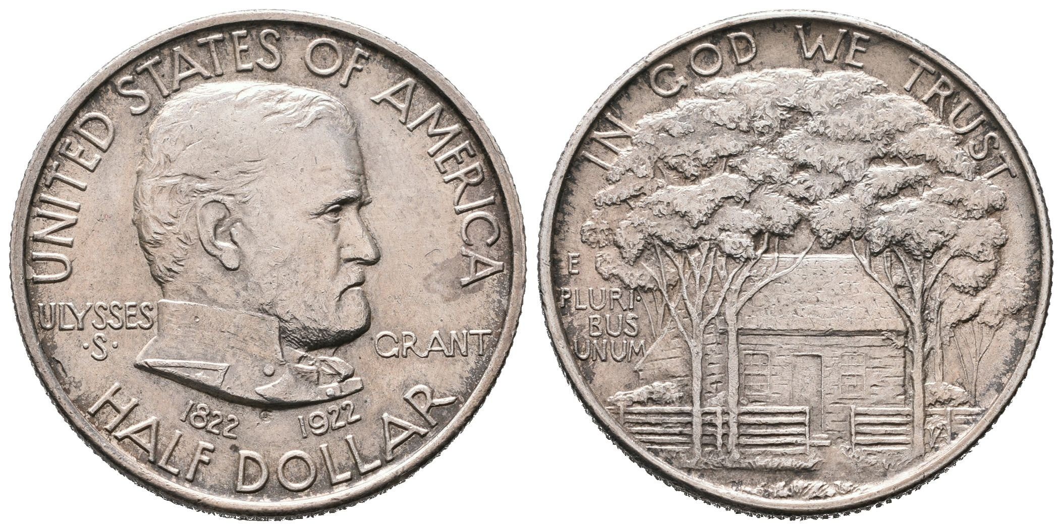 USA, 1/2 Dollar 1922 - Grant Memorial