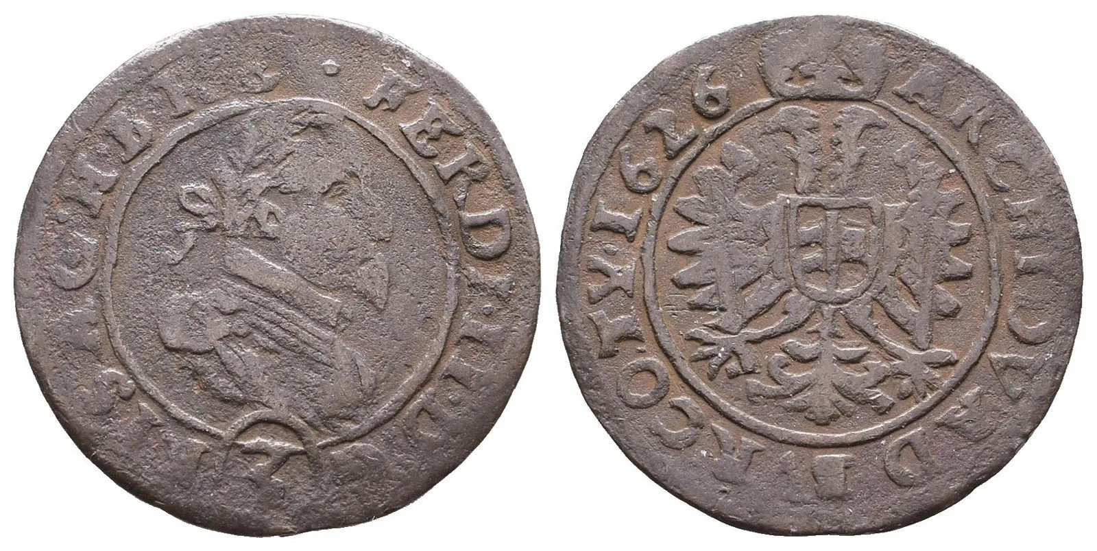 Ferdinand II., 1619 - 1637 (Mince kiprová) — 1
