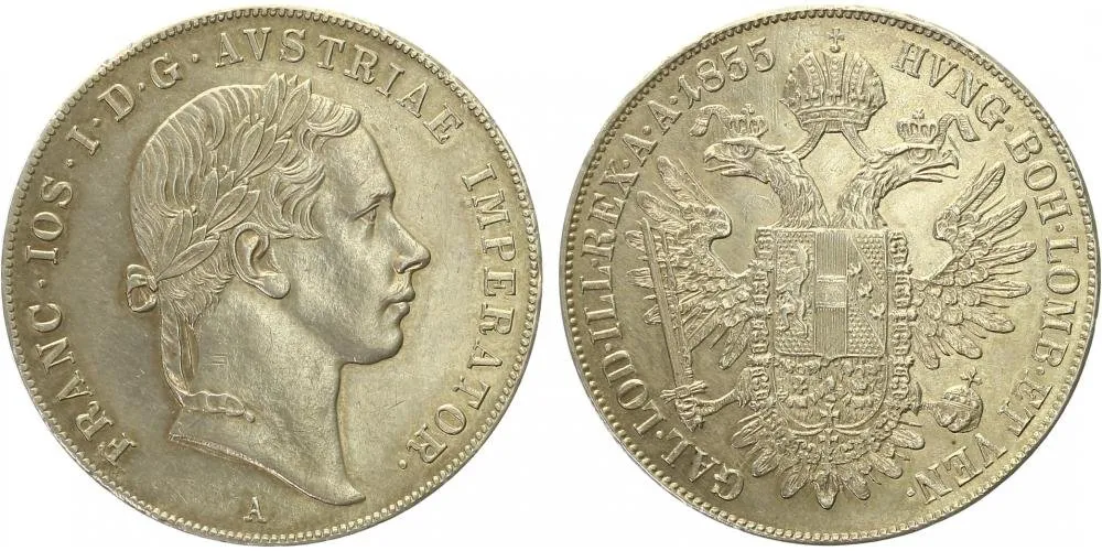 Konvenční měna, 1848 - 1857 — 1