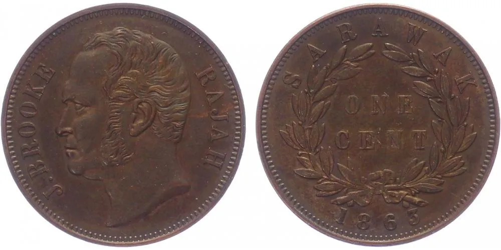 Sarawak, James Brooke Rajah, 1841 - 1868 — 1