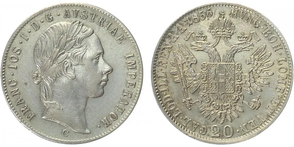 Konvenční měna, 1848 - 1857 — 1