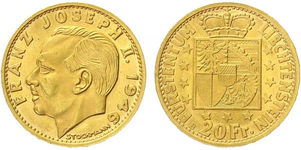 Liechtenstein, Franz Josef II., 1938 - 1990 — 1