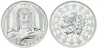 Stříbrná investiční medaile - Svatá Anežka Česká - Ag 29 g - 999/1000 + Certifikát