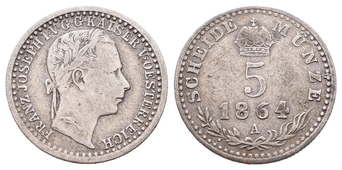 5 Krejcar 1864 A