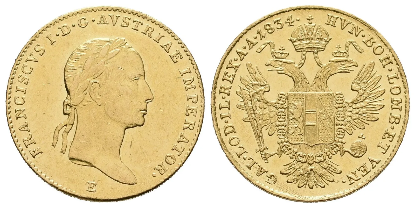 František II., Dukát 1834 E, Karlsburg