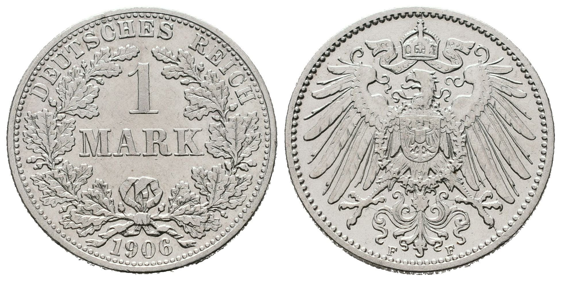 Německé císařství, 1 Marka 1906 F