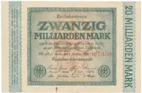 Německo, 20 Milliarden Mark 1923, Ro.115b