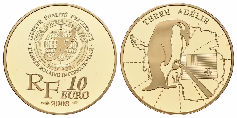 Francie, 10 Euro 2008 - Adélina země
