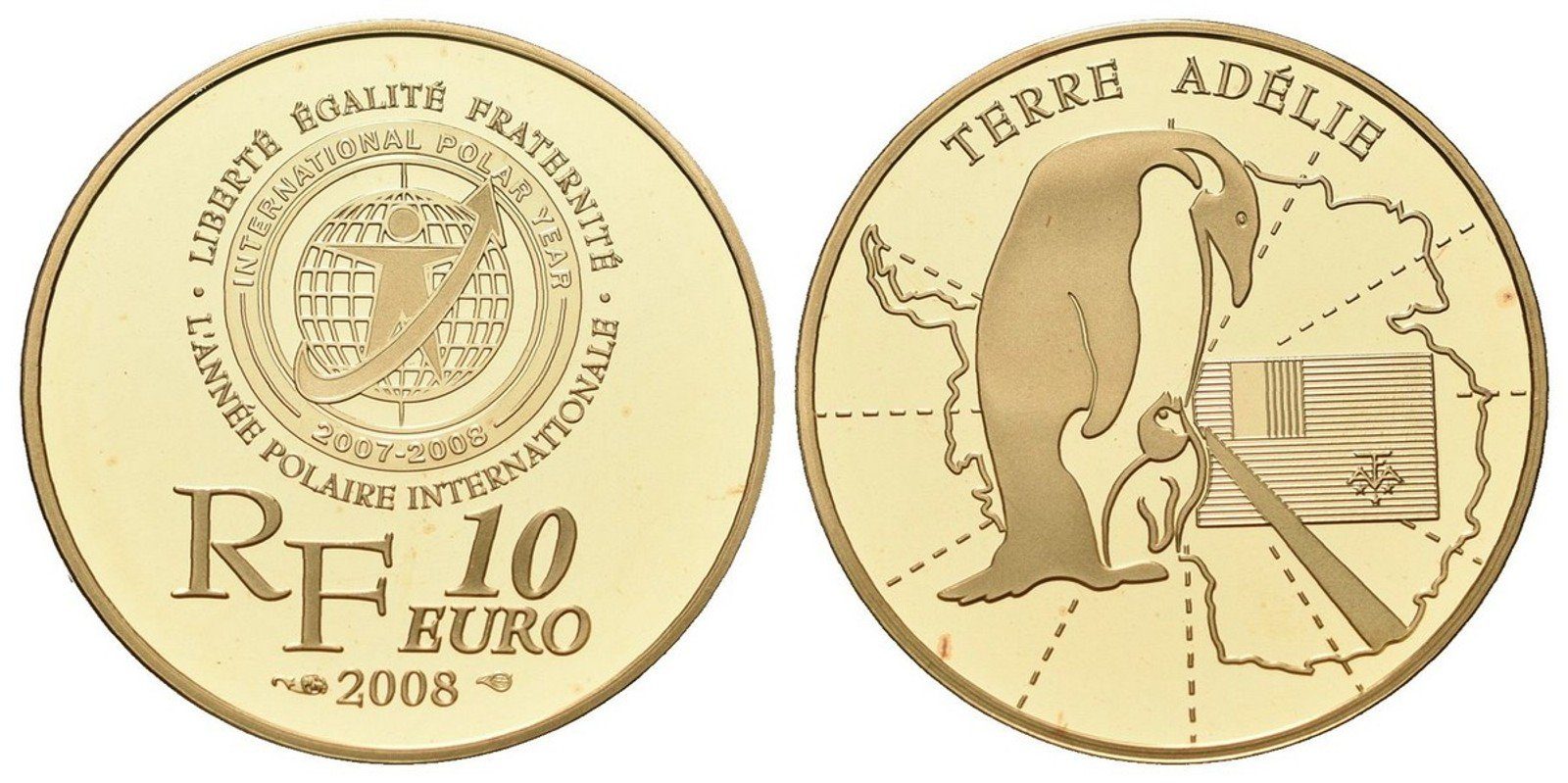 Francie, 10 Euro 2008 - Adélina země