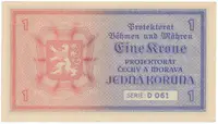 1 Koruna b.d. (1940), série D, Hej.30a