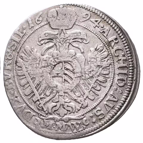 XV Krejcar 1694 MMW, Vratislav-Wackerl, Hal.1603,