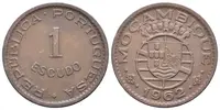 Portugalský Mozambik, 1 Escudo 1962 - fotografie 2