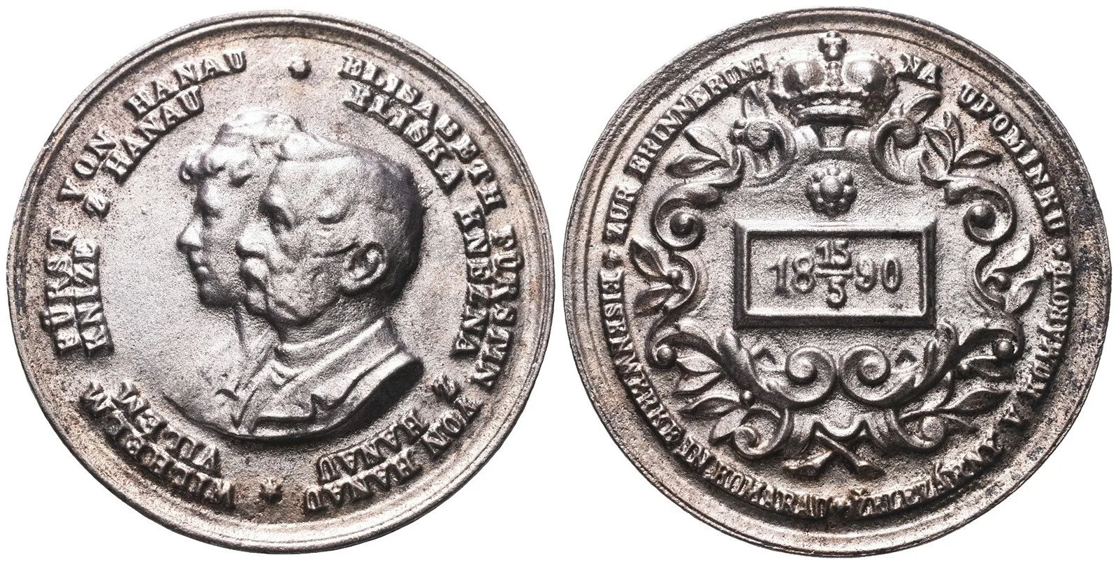 Hannau - Hořowitz, Wilhelm a Elisabeth von Lippe-Biesterfeld-Weißenfeld, 1889 - 1902 — 1
