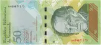 Venezuela, 50 Bolivares 2015, P.92j