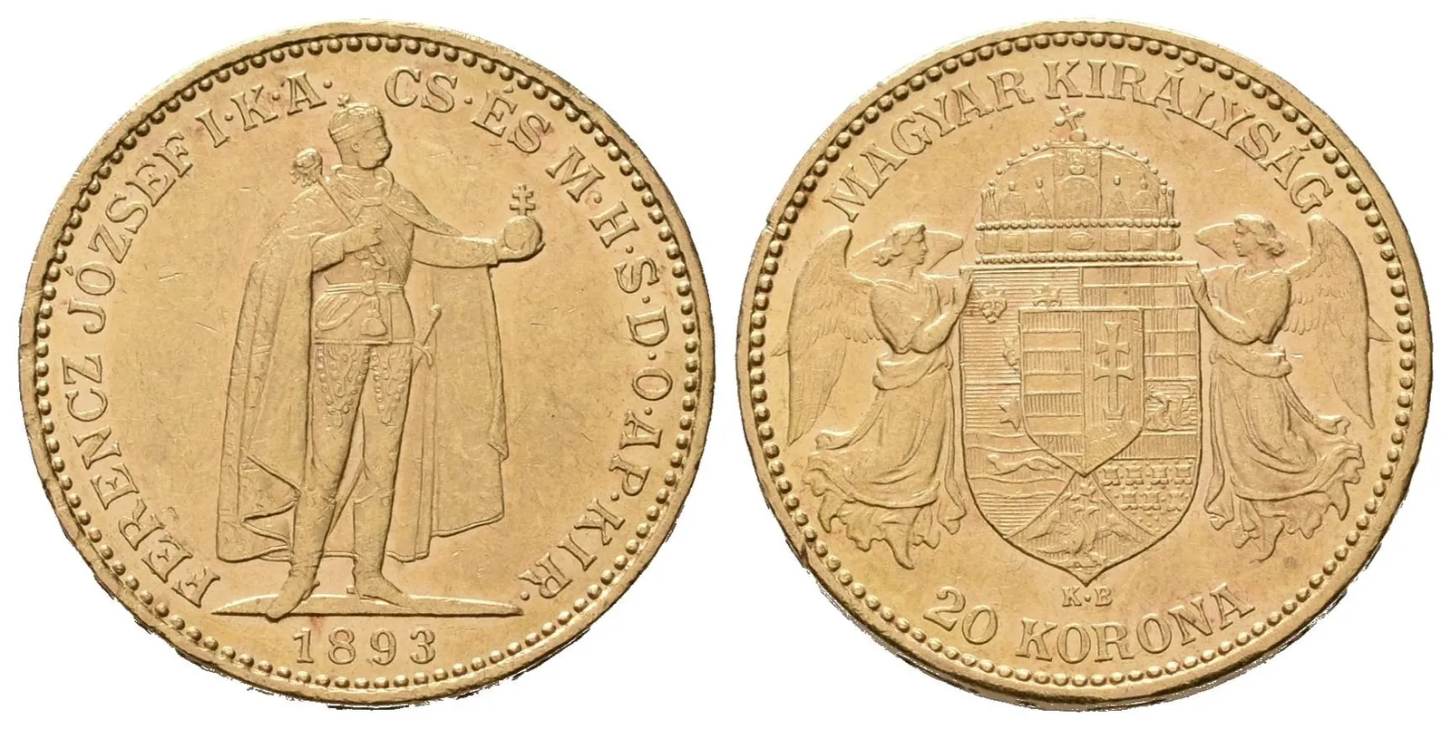 20 Koruna 1893 KB