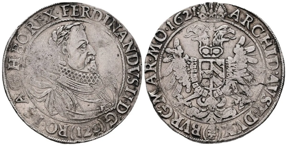 Ferdinand II., 1619 - 1637 (Mince kiprová) — 1