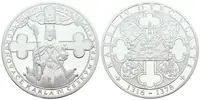 Stříbrná investiční medaile - Korunovace českým králem - Ag 24,5 g - 999/1000 + Certifikát