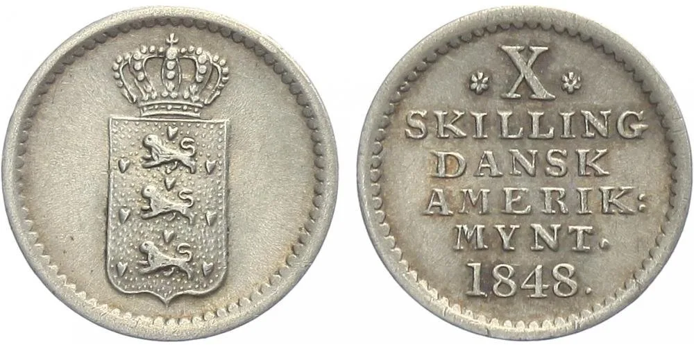 Dánská Západní Indie, Christian VIII., 1839 - 1848 — 1