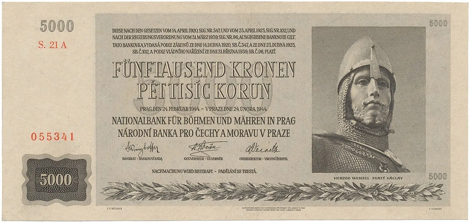 Protektorát Čechy a Morava, 1939 - 1945 — 1