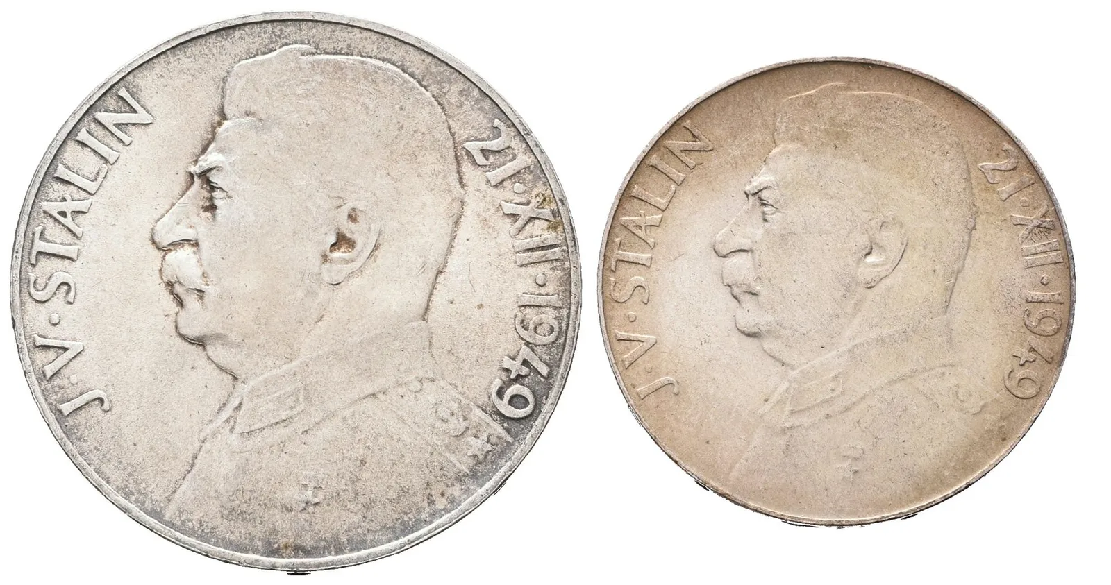 100 a 50 Koruna 1949 - Josef Vissarionovič Stalin