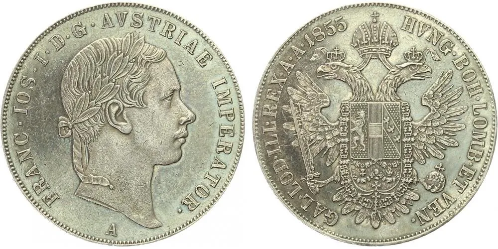 Konvenční měna, 1848 - 1857 — 1