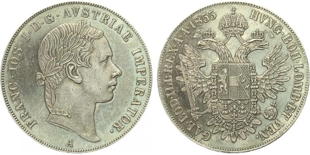 Konvenční měna, 1848 - 1857 — 1