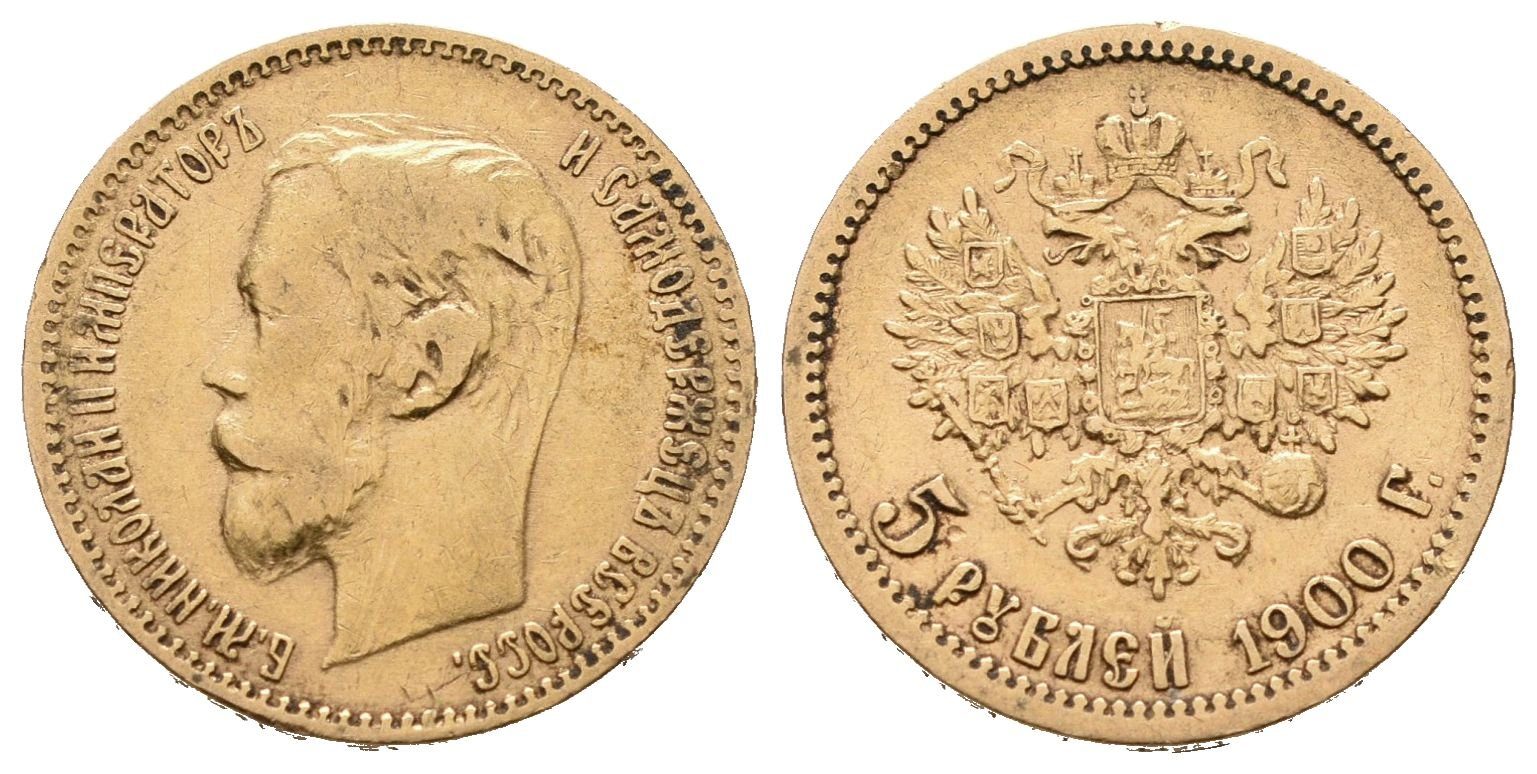 Rusko, 5 Rubl 1900 FZ
