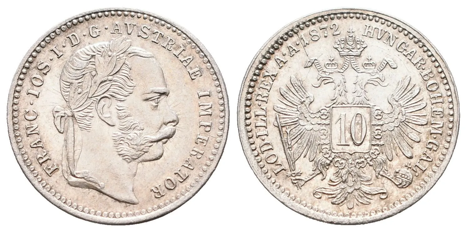 10 Krejcar 1872