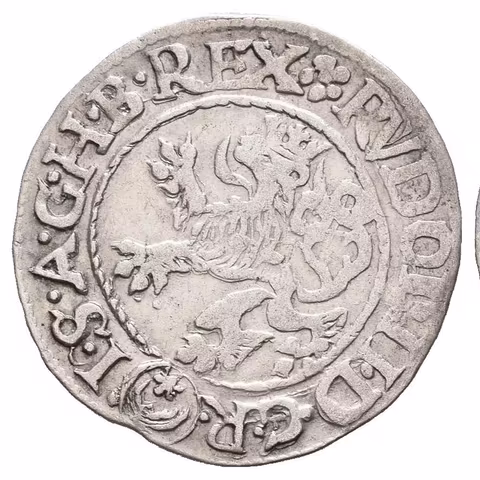 Bílý groš 1584, Jáchymov-Hofmann, Hal.403, pěkná zachovalost