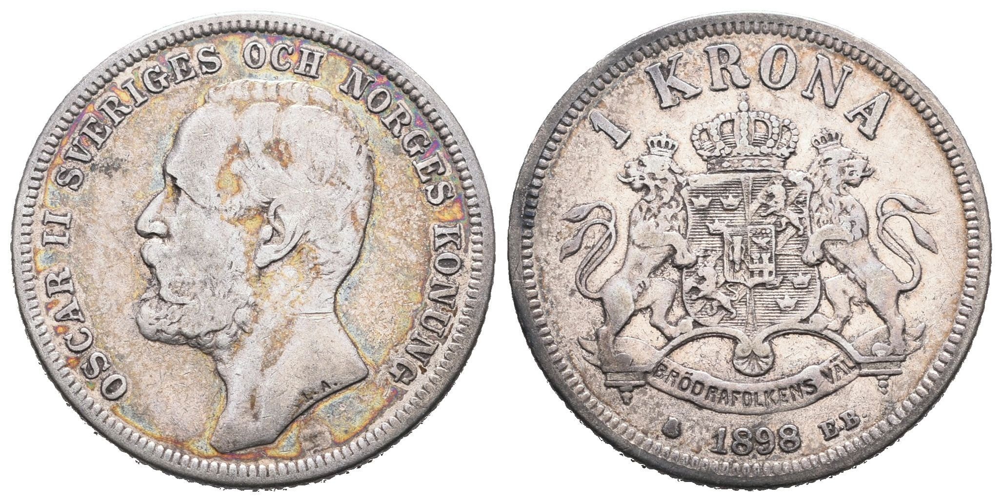 Švédsko, 1 Koruna 1898