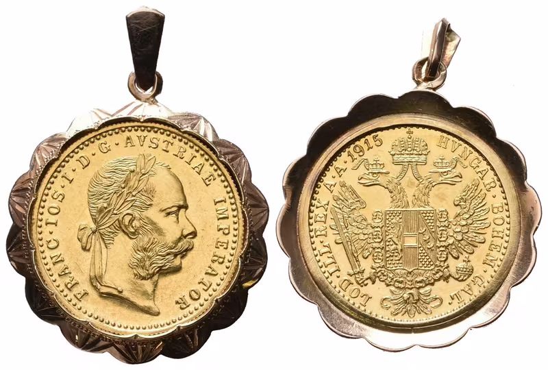 Dukát 1915 - přívěsek