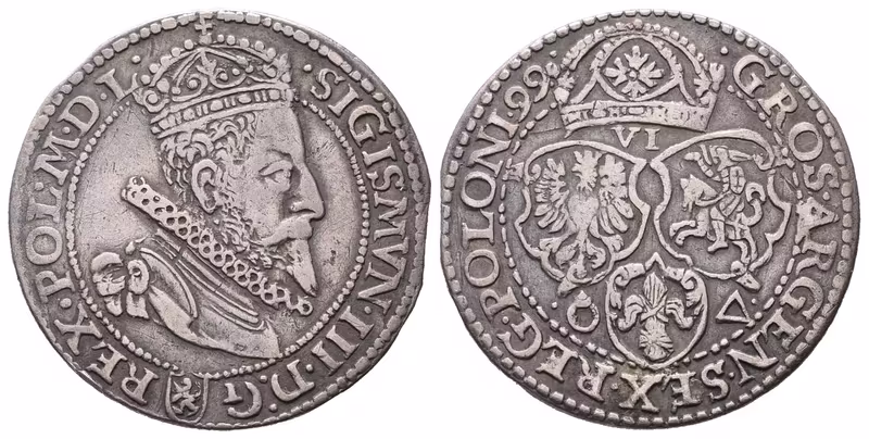 Polsko, VI Groš 1599