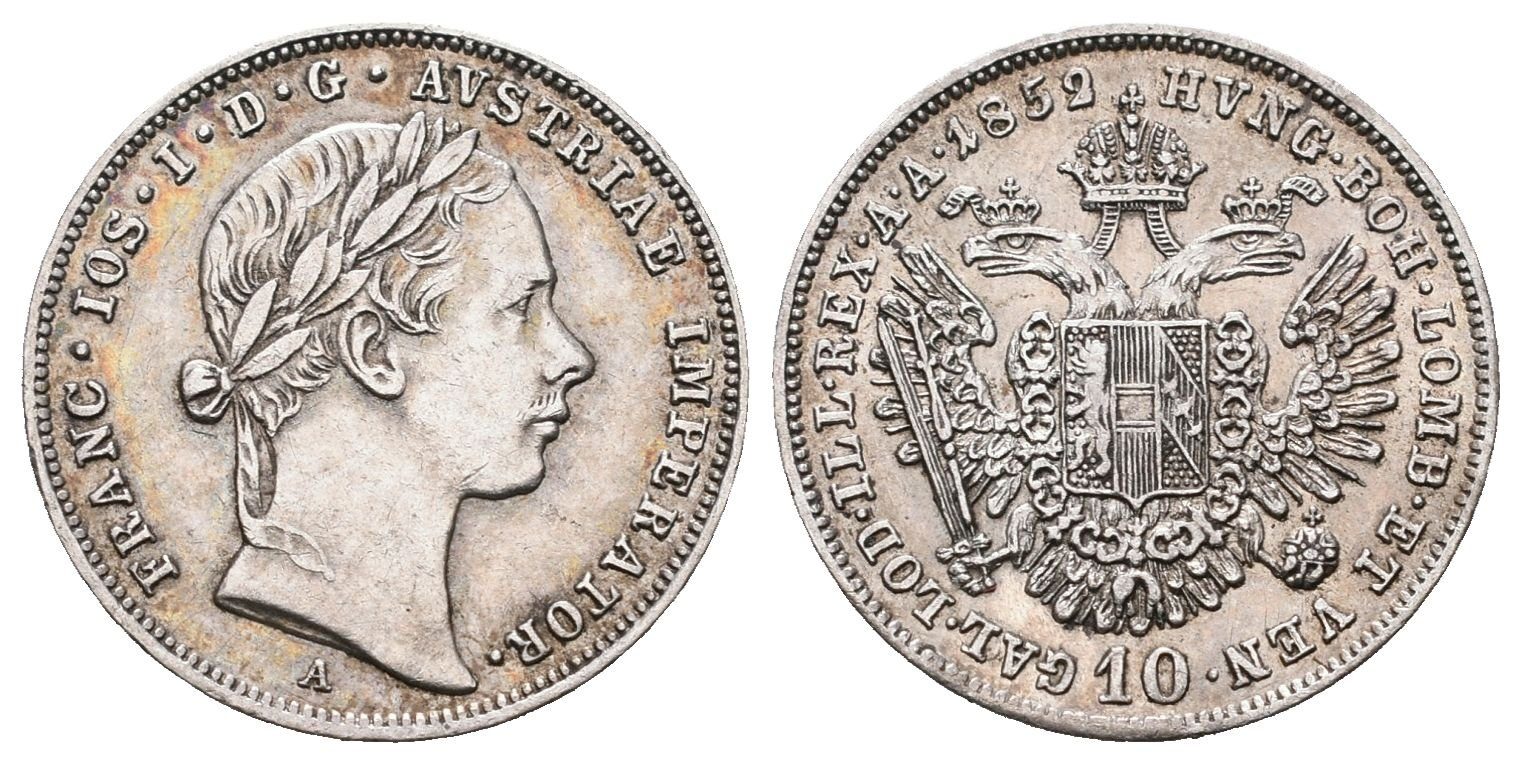 10 Krejcar 1852 A