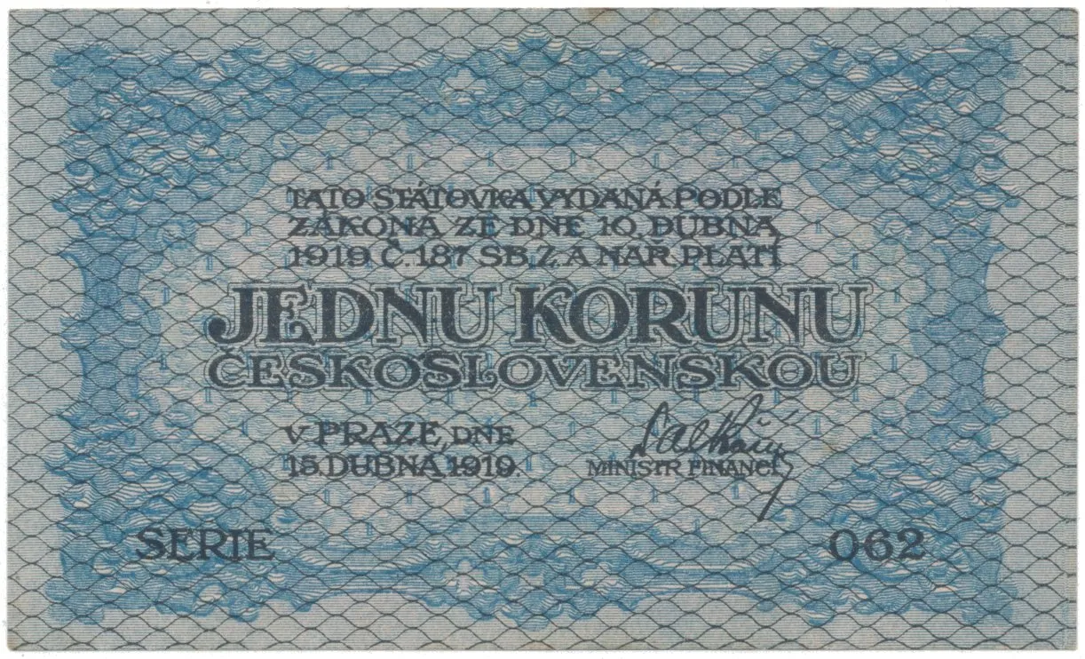 1 Koruna 1919, Hej.7