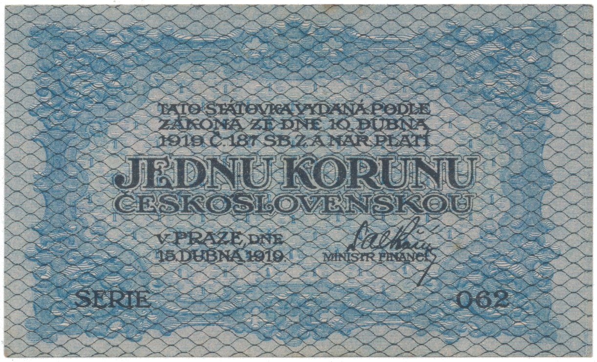 1 Koruna 1919, Hej.7