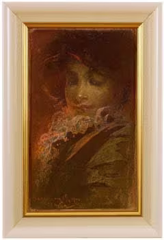 Mucha Alfons: Portrét Gilberte Deschamps
