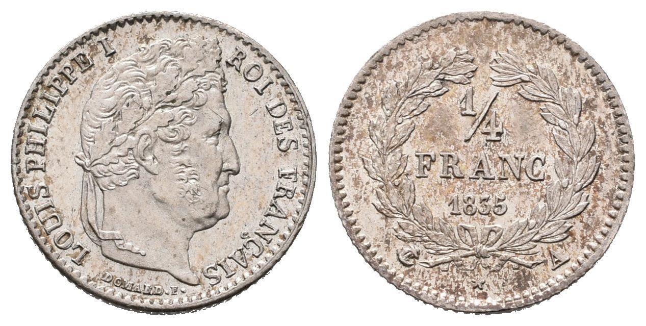 Francie, 1/4 Frank 1835 A