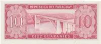 Paraguay, 10 Guaranies (1963-), P.196b - fotografie 2