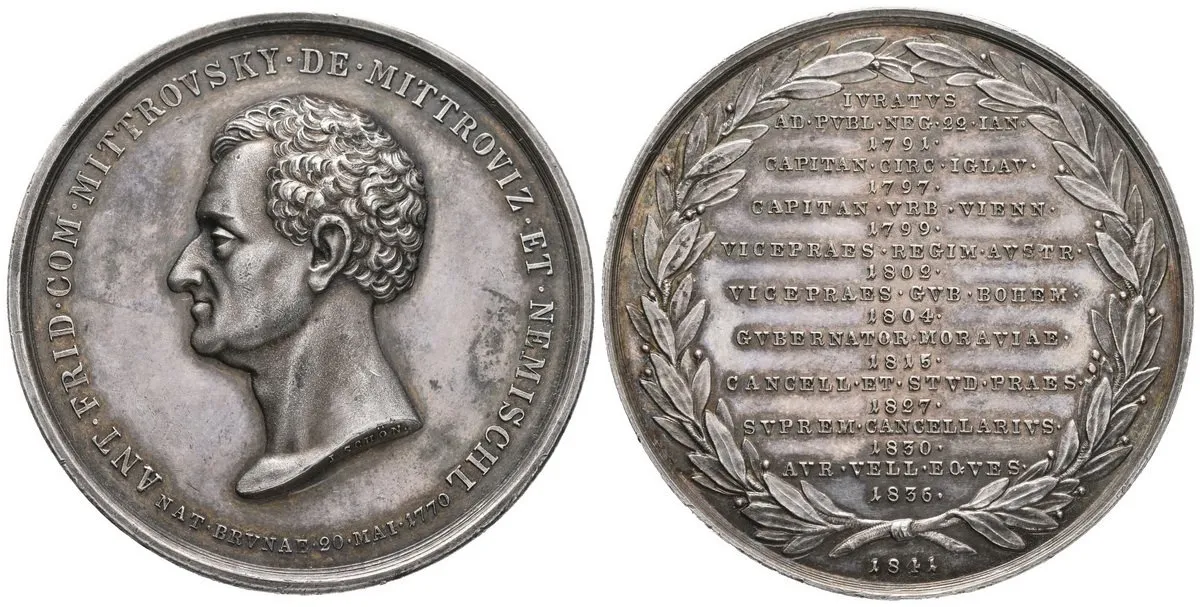 Mitrovský z Mitrovic a Nemyšle, Antonín Fridrich, 1770 - 1841 — 1