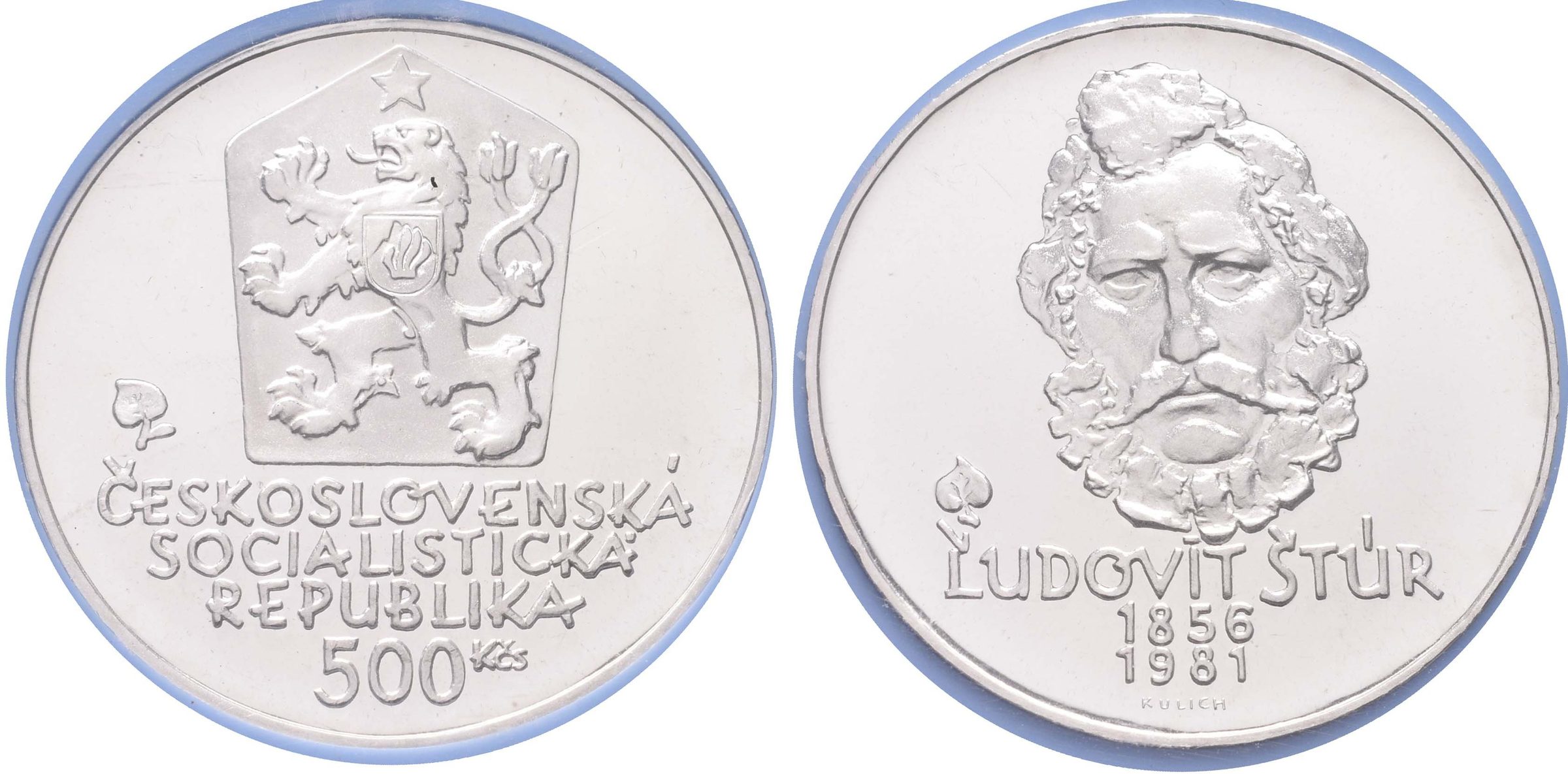 500 Kčs 1981 - Ludovít Štúr, PROOF
